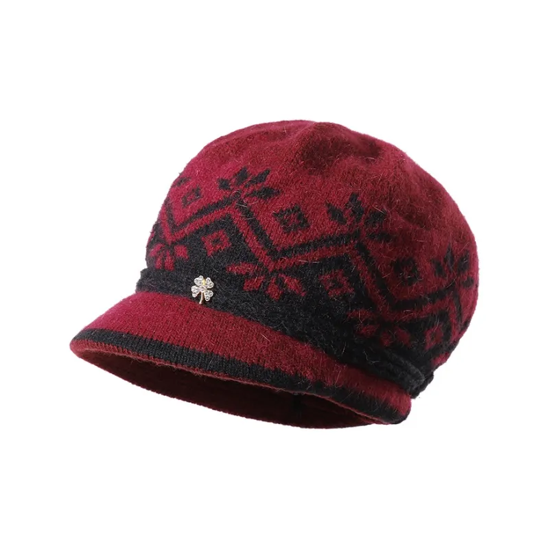 NANJIREN Thickened Beanies Women's-3
