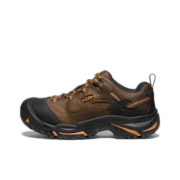 KEEN Braddock Breathable And Wear-resistant Low-Top Trekking Shoes Men's Brown