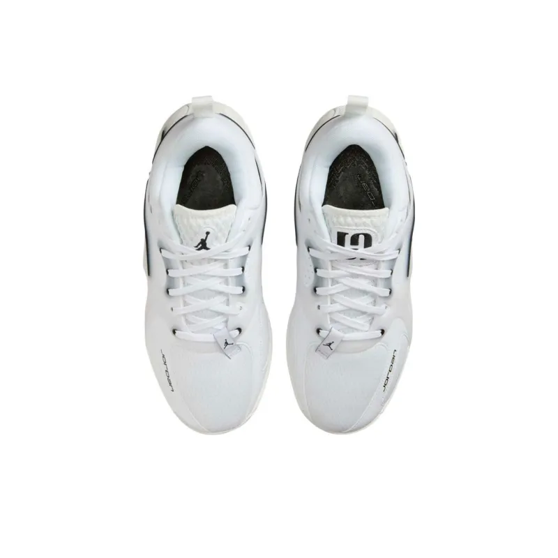 Jordan Heir Collection Cushioning Slip Resistant Low Top Basketball Shoes Unisex White-2