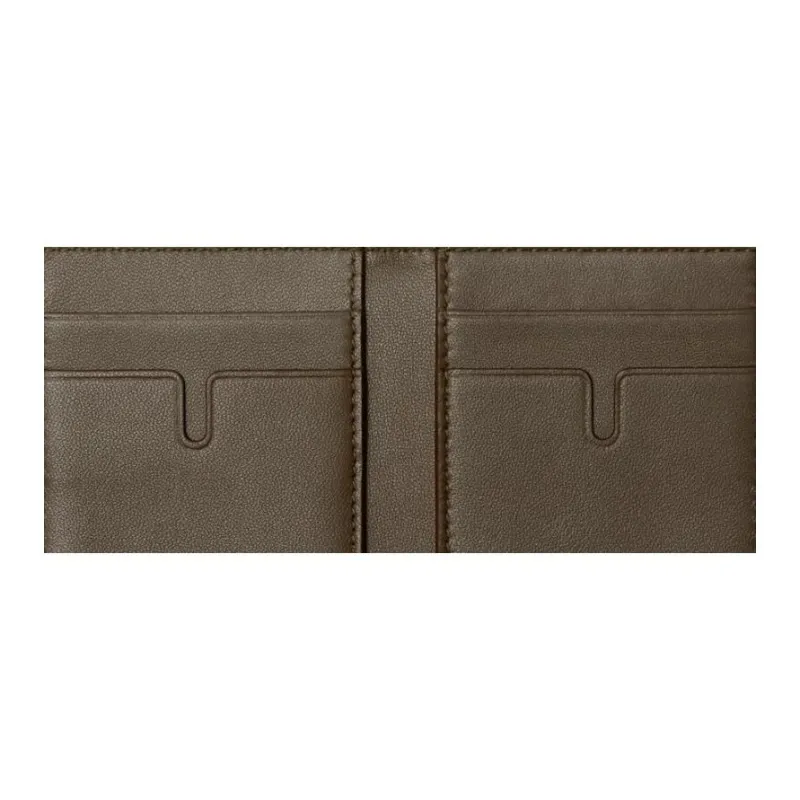 Burberry Grained Calfskin Card Holder Men's Military Green-4