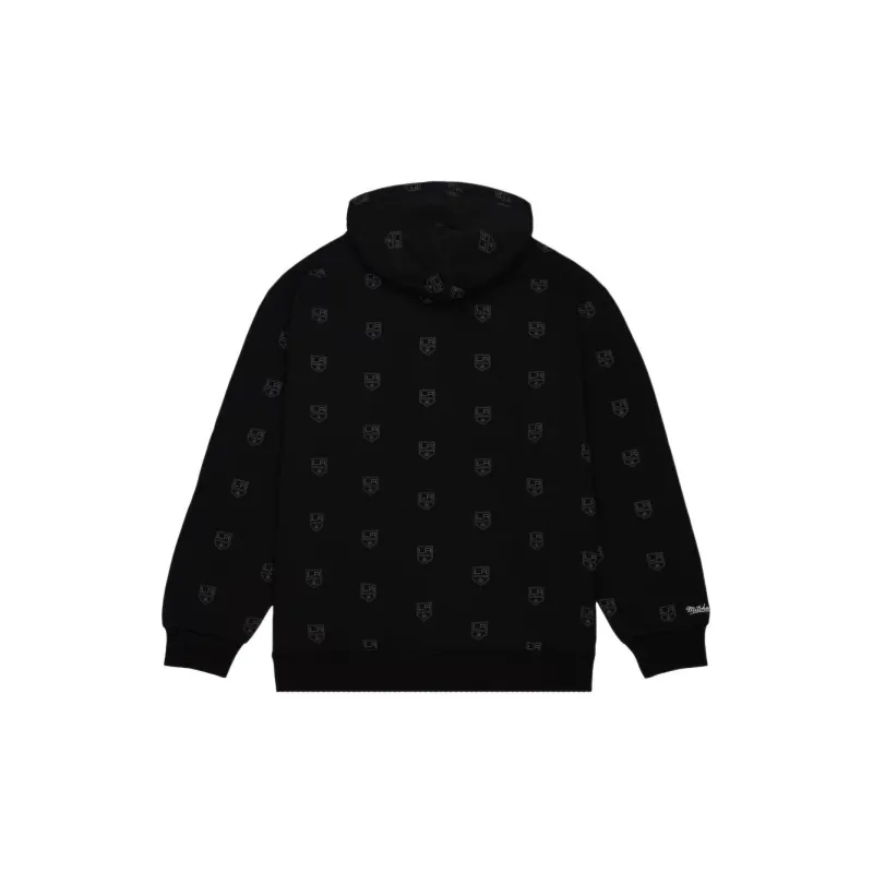 Mitchell & Ness Los Angeles Kings Allover Sweatshirt Men's Black-1