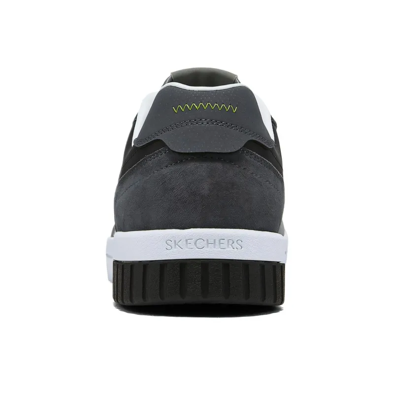 Skechers Court Classics Cushioning Anti-Slip And Wear-Resistant Low-Top Skateboard Shoes Men's White Black-2