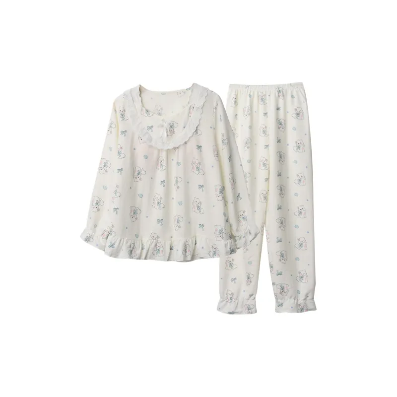 Pretty Lady Pajama Set Women's Image Color-0
