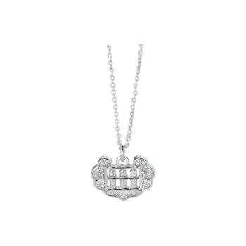 U state 925 Sterling Silver Collarbone Chain Women's
