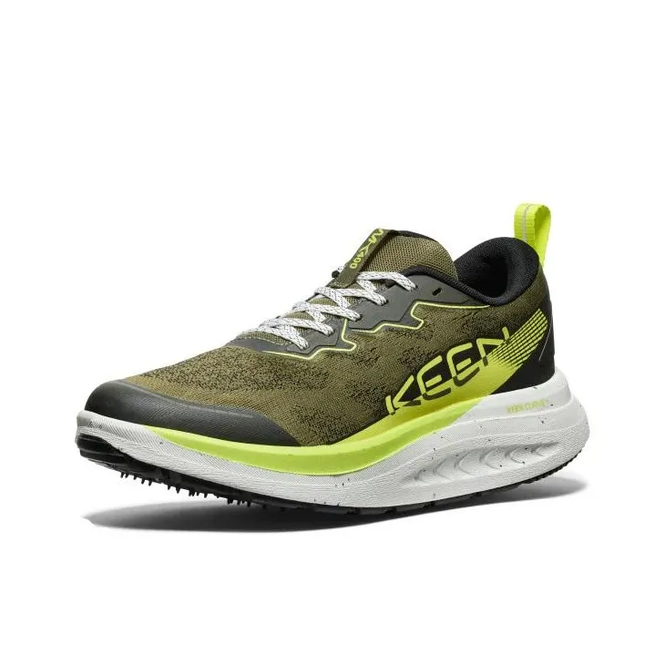KEEN Anti-Slip Wear-Resistant Low-Top Hiking Shoes Men's Green-2