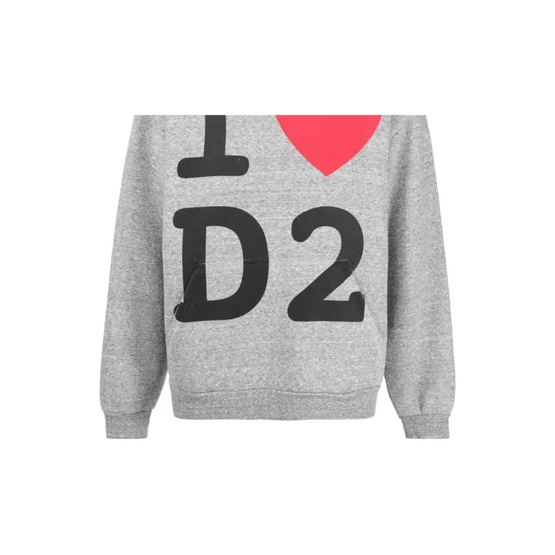 DSQUARED 2 Graphic Printed Long Sleeved Hoodie-5