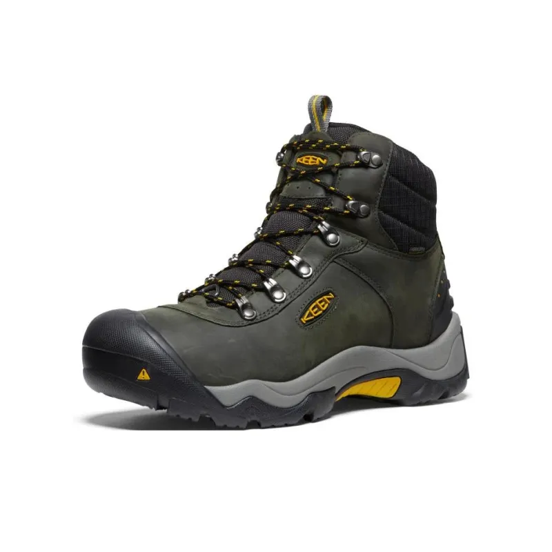 KEEN Revel 3 Warm And Water-Resistant High-Top Trekking Shoes Men's Olive Green-1