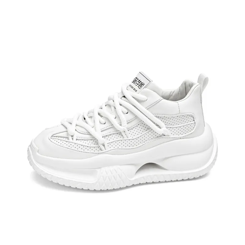Budding Bear Anti-Slip And Wear-Resistant Lightweight Height Increasing Low-Top Chunky Sneakers Men's Box-9