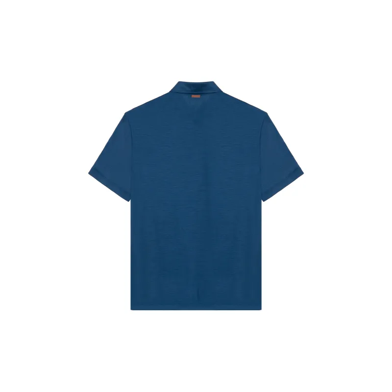 Zzegna Polo Shirts Men Midnight Blue-1