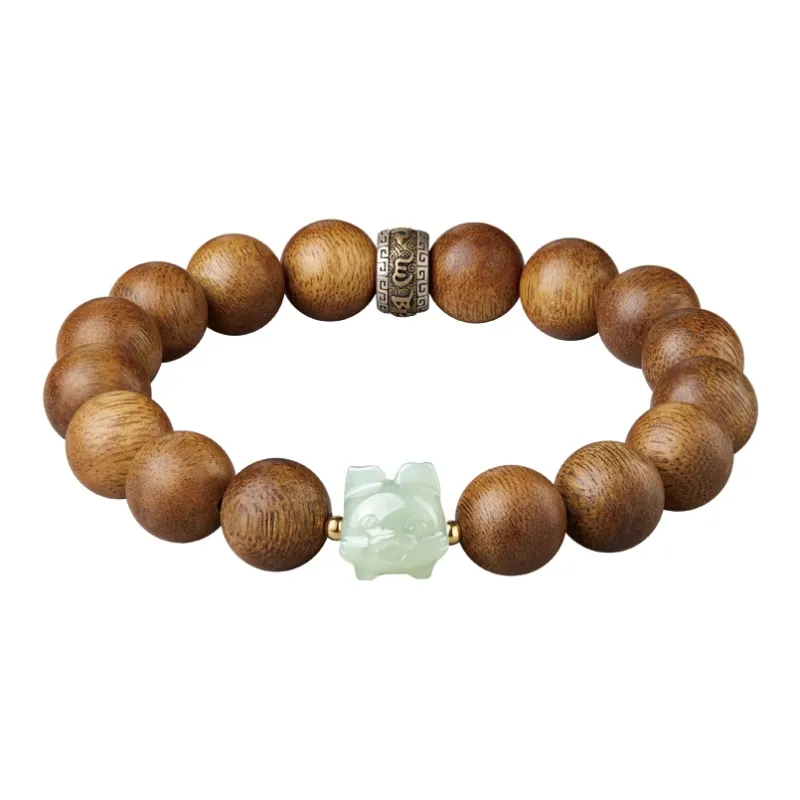 Yi Mingju Agarwood Bracelets Unisex-7