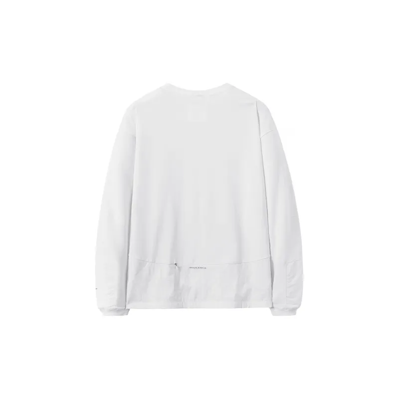 Mizuno x INSILENCE LONG SLEEVE Sweatshirt Men's White-1