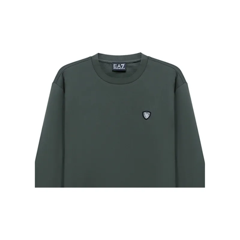 EMPORIO ARMANI EA7 Sweatshirts Men Dark Green-2