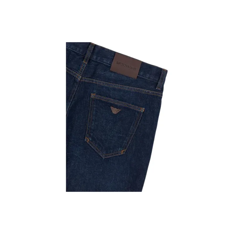 EMPORIO ARMANI J06 Slim fit Washed Denim Jeans-2