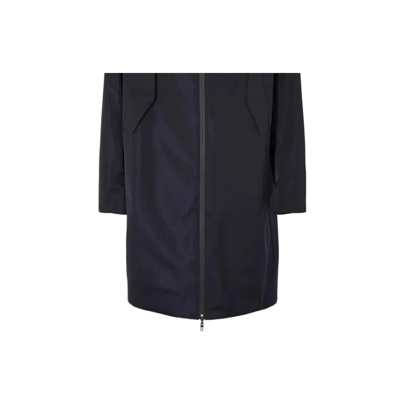 EMPORIO ARMANI Trench Coats Men Navy-5