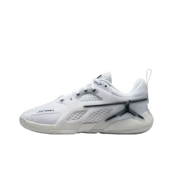 Jordan Heir Collection Cushioning Slip Resistant Low Top Basketball Shoes Unisex White