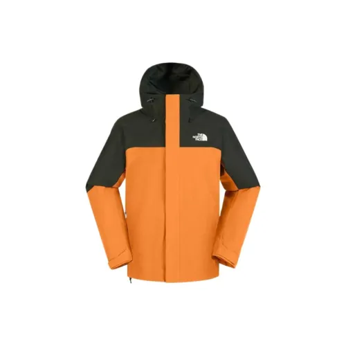 THE NORTH FACE Waterproof And Windproof To Keep Warm Windbreaker Jacket Men's Orange