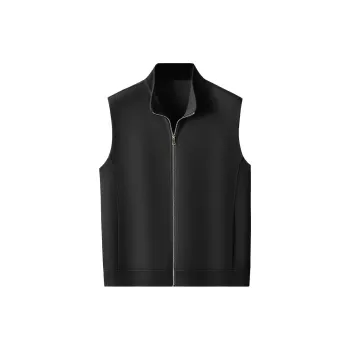 PIERRE CARDIN Vests Men Black