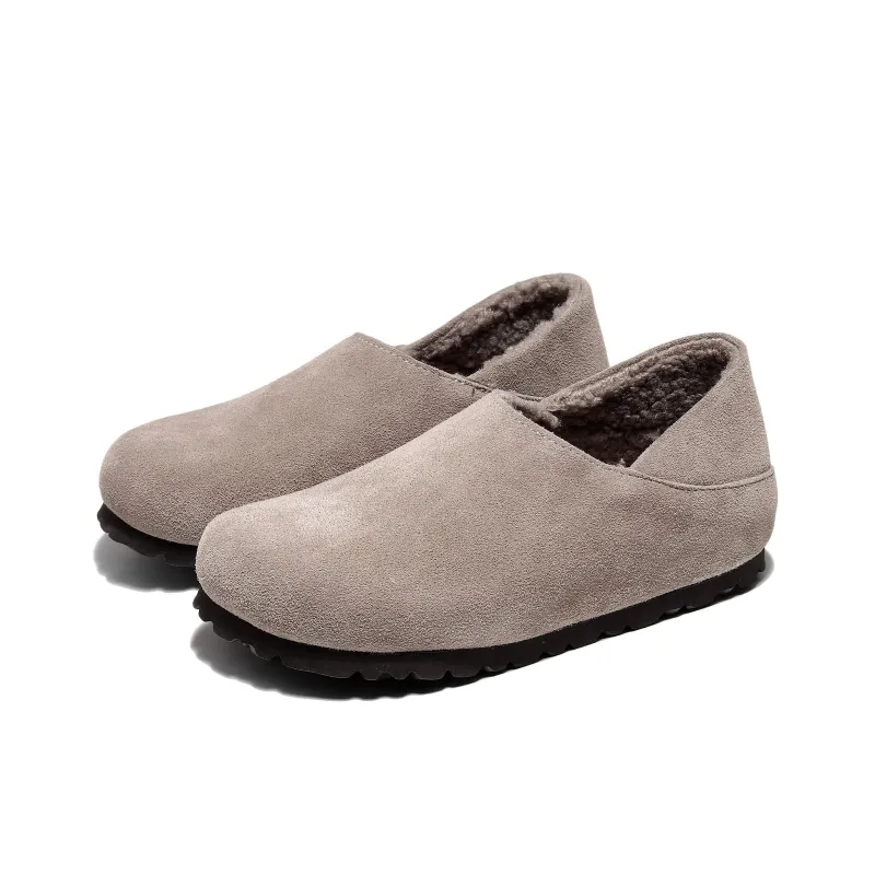 Golofi Casual Fleece-Lined Slip-on Warm Bogs Shoes Lightweight Outerwear Women's-11