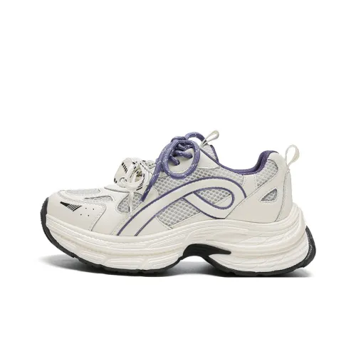 WOOS BOBO Lightweight Height Increasing Low Top Chunky Sneakers Women's