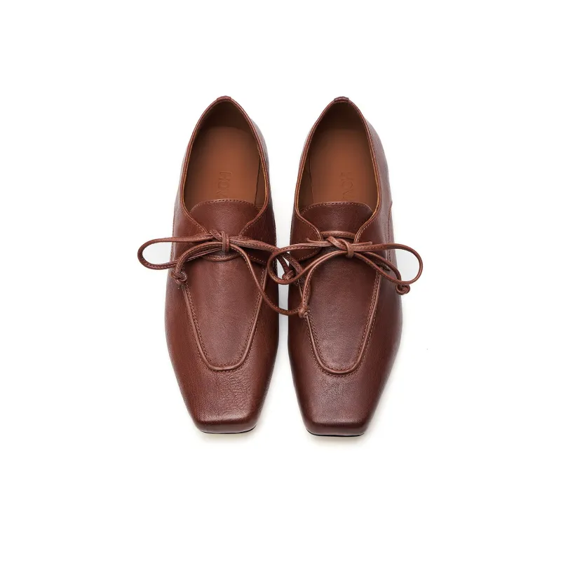 HOVANKI Casual Single Shoes Women's Light Brown-2