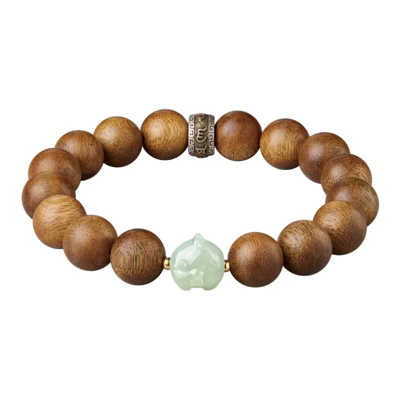Yi Mingju Agarwood Bracelets Unisex-13