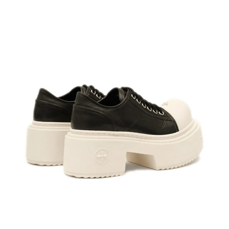 SMFK Compass Casual Single Shoes Women's White Black-1
