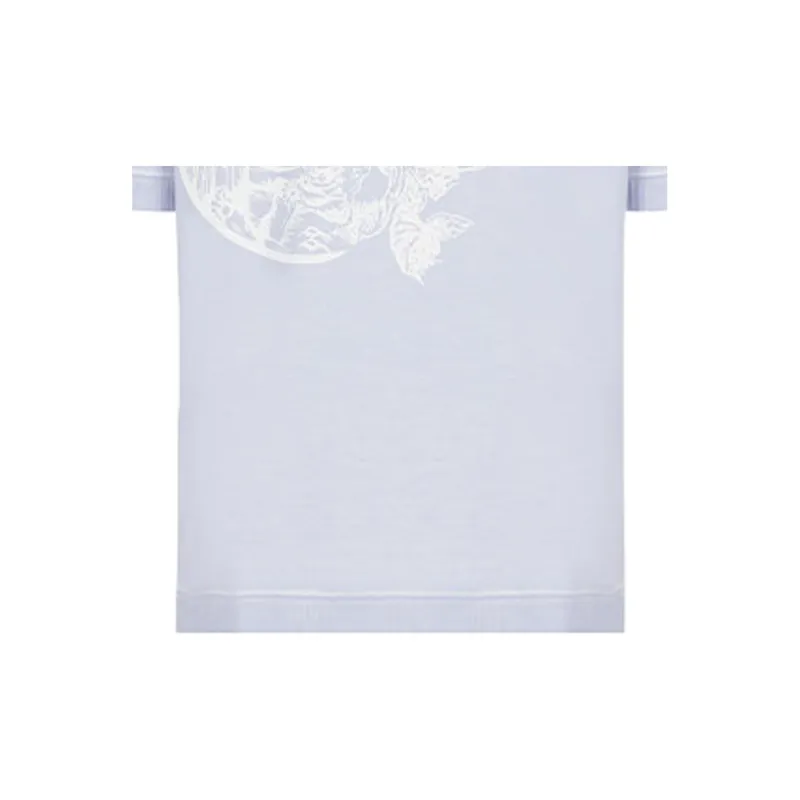 EMPORIO ARMANI T Shirts Men Light Purple-4