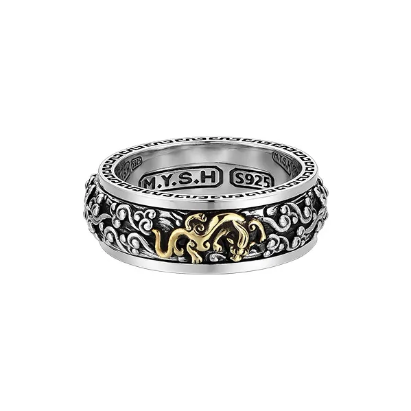 MYSH 925 Sterling Silver Rings Men's-0