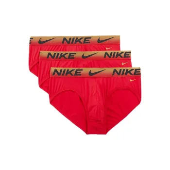 Nike Dri FIT Essential Micro Underpants Men's 3 Pack University Red/Black Gold