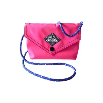 GAGA EQUIPMENT Nylon Fabric Envelope Bag Crossbody Bag Shoulder Bag Mini Unisex Pink