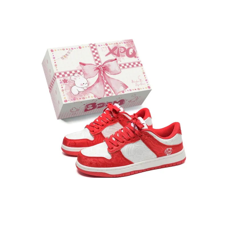 XPQ Durable Lightweight And Breathable Low-Top Skateboard Shoes Unisex-0