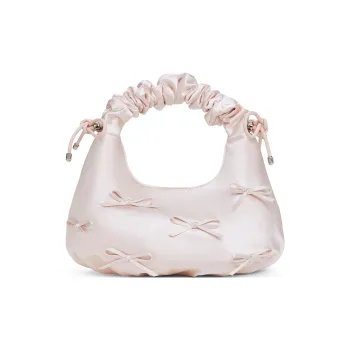 CHARLES&KEITH Fabric Handbag Medium Size Women's Baby Pink Light Pink