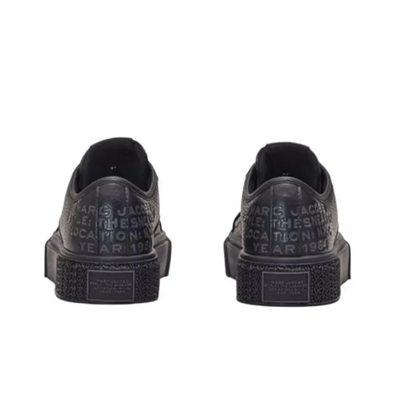 MARC JACOBS Low Top Skateboard Shoes Women's Black-4