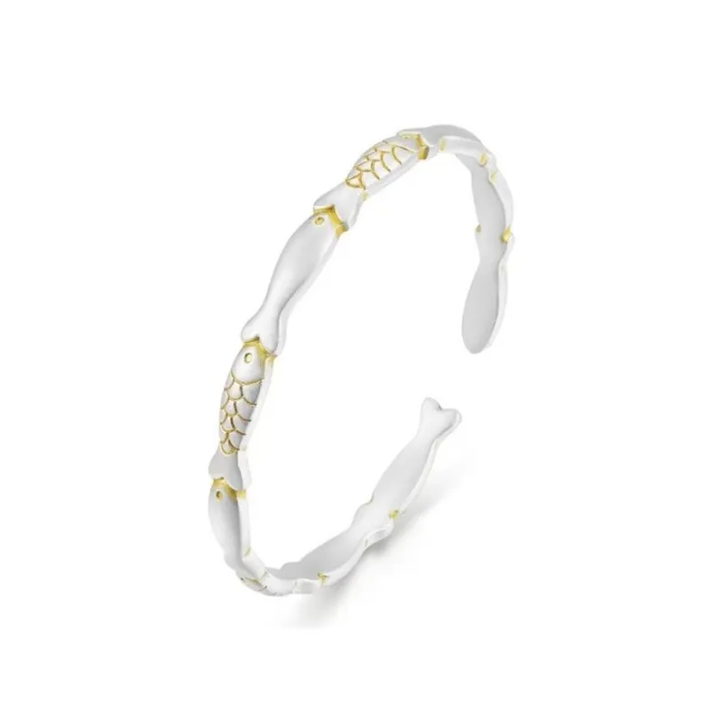 Hui Xuan Charm 999 Fine Silver Bangles Women's-0
