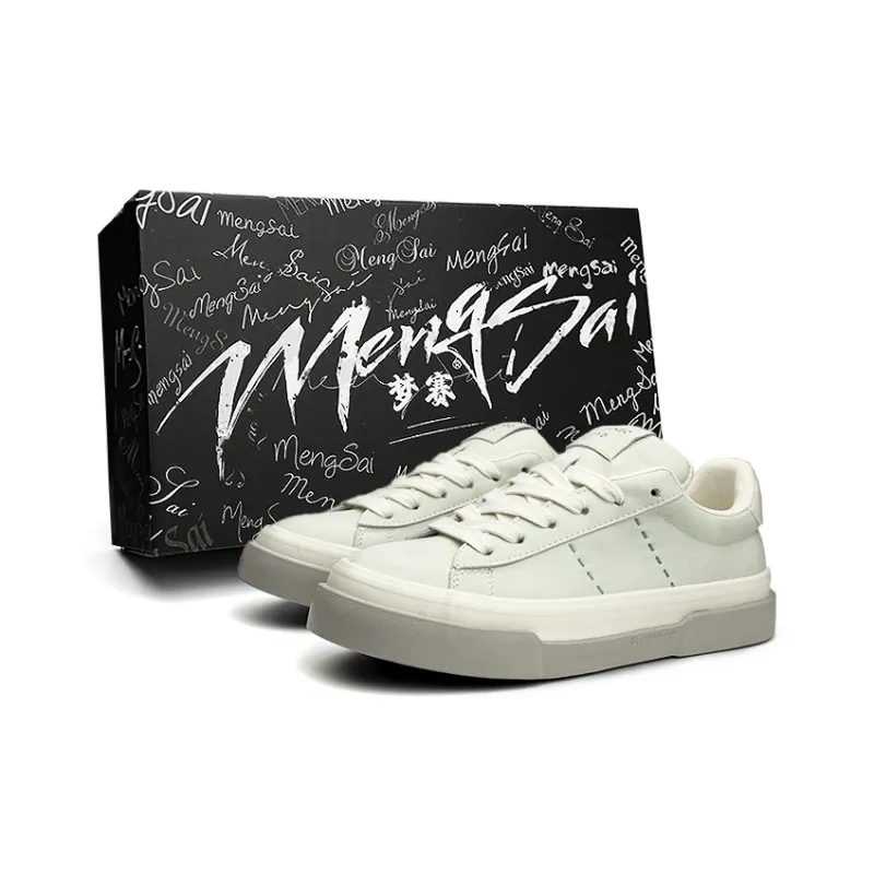 Mengsai Coverage Abrasion Resistant Low Top Skateboard Shoes Women's Mint Green-0
