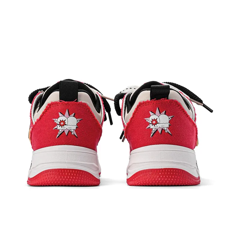 Crayon Shinchan Lightweight Breathable Height Increasing Low Top Skateboard Shoes Unisex-74