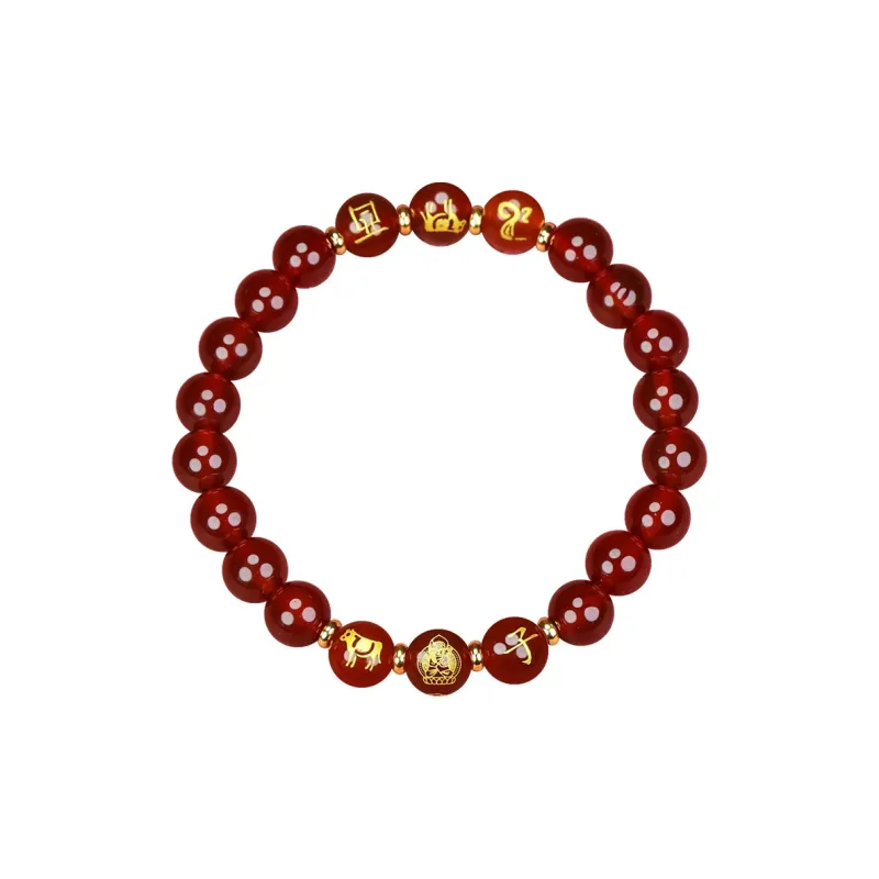 Phoenisess Agate Bracelets Unisex-7