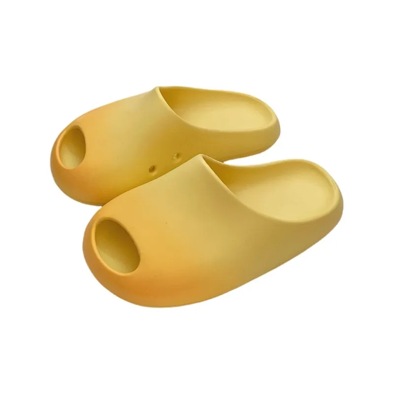 Thin Strips Slippers Women's, Yellow-0