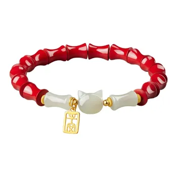 SGE Hetian Jade Bracelets Pale Greenish White Jade Women's