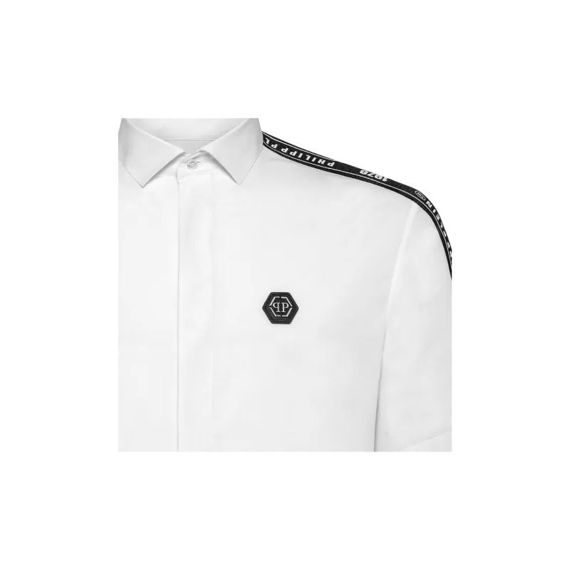 PHILIPP PLEIN Shirts Men White-5