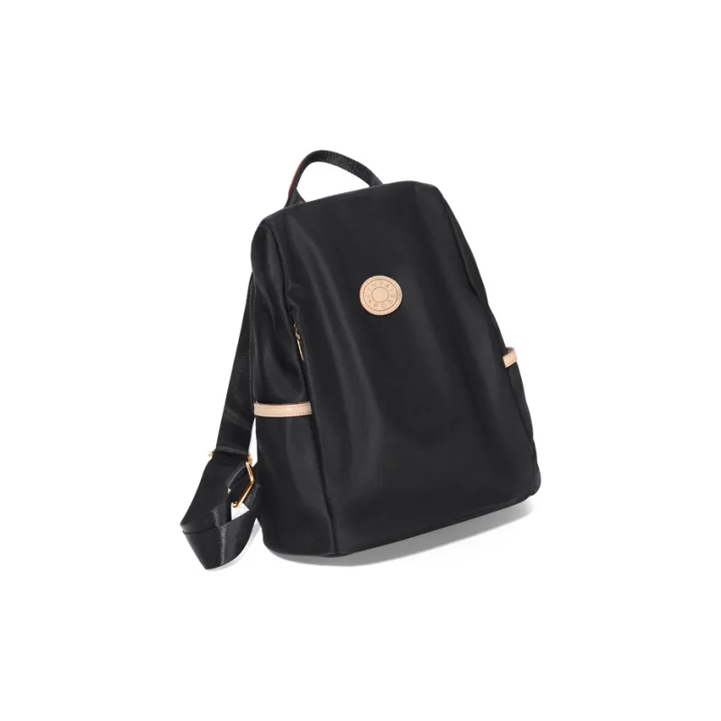 CinvaiKrose Fabric Backpack Medium Size Women's Mystic Phantom Black/Swiss Candy Apricot-3