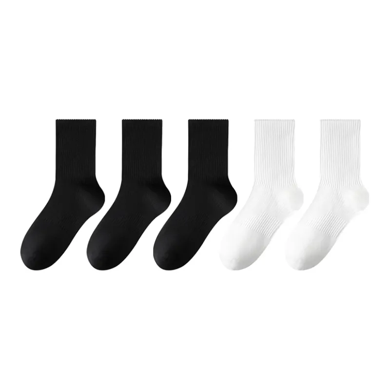 MIIOW Mid Calf Socks Men's 5 Pack-15