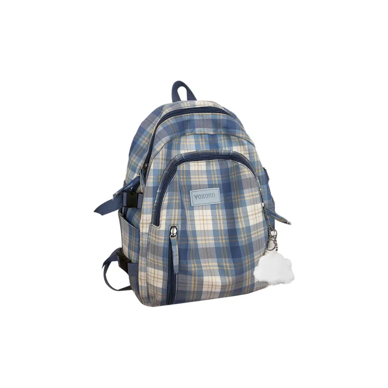 UNITE STAR Nylon Backpack Regular Women's Purple/Pink/Dark Blue/Light Blue-12