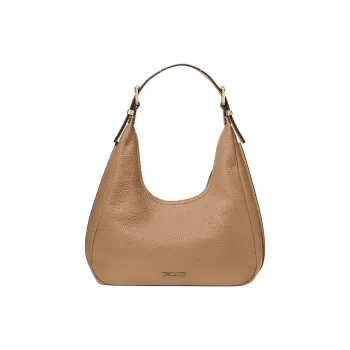 MICHAEL KORS Nolita Leather Hobo Bag, Handbag, Shoulder Bag Trumpets Women's Brown