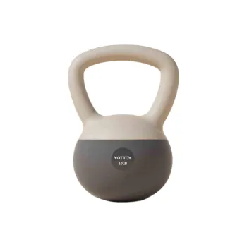 YOTTOY Kettlebells PVC Iron Sand Women's 19.5*16.5cm Overall Weight Loss/Body Shaping/Body Sculpting