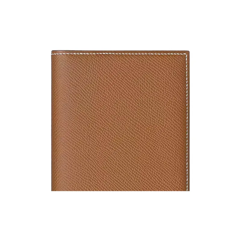 HERMES MC2 Epsom Calfskin Card Holder Wallet Unisex 37 GOLD Gold-2
