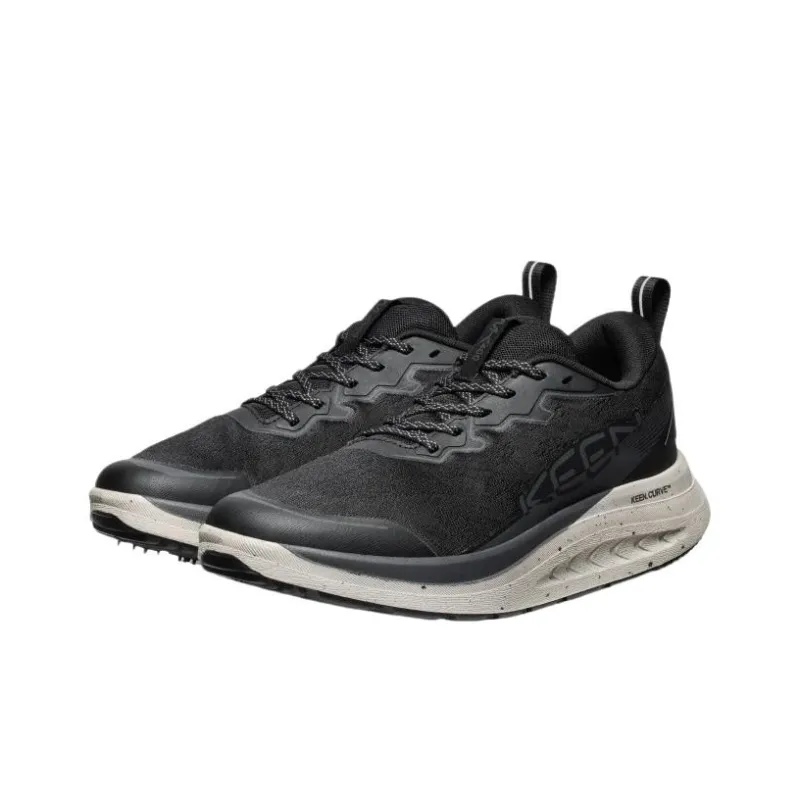 KEEN WK400 Cushioning Low Top Casual Shoes Men's Black-1