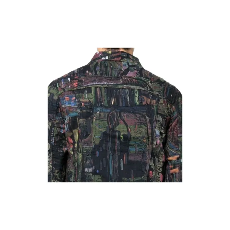 GIVENCHY Denim Jacket Men's Black-4