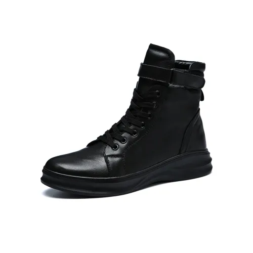 Devanro Short Martin Boot Men's Black