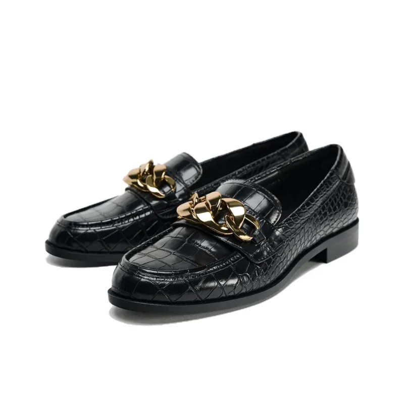 ZARA Loafers 2.3cm Women's Black-2